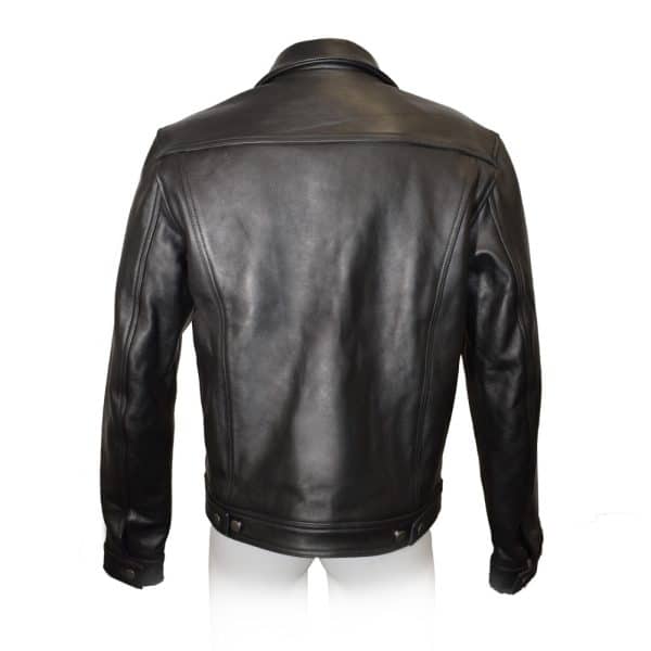 Prowler RED Leather Trucker Jacket L - Image 3