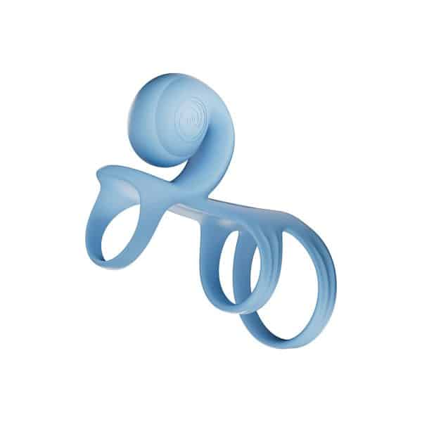 SVibe Snail JOVI Arc Couples Ring Blue Haze - Image 9