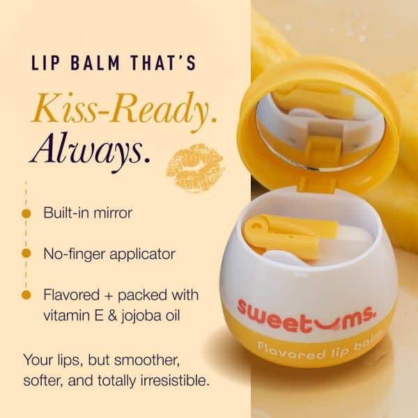 Sweetums Pineapple Flavored Lip Balm - Image 2