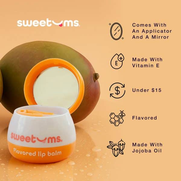 Sweetums Mango Flavored Lip Balm - Image 2