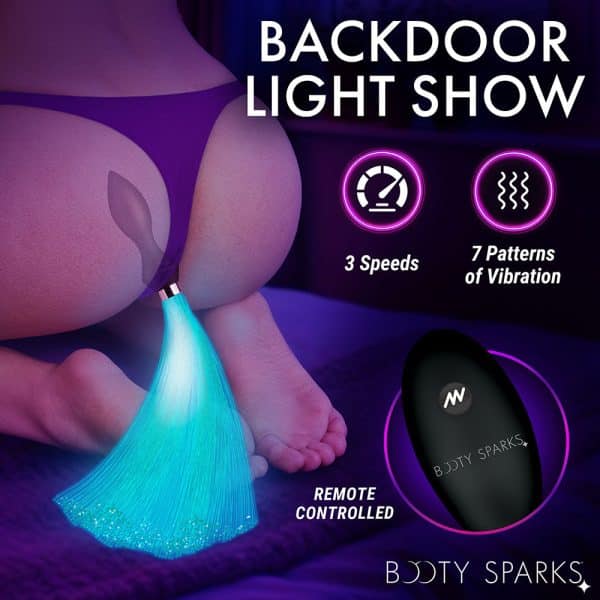 Booty Sparks Vibrating Silicone Optical Fiber Butt Plug - Image 8
