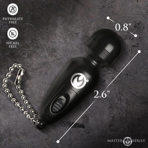 Master Series Thunderstick Mini Vibrating Wand Keychain - Image 5