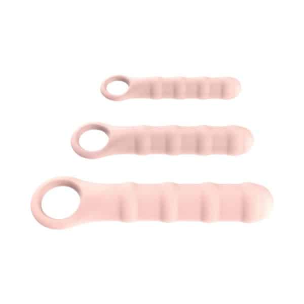 Ass-Sation Anal Wand Training Kit Beige - Image 3