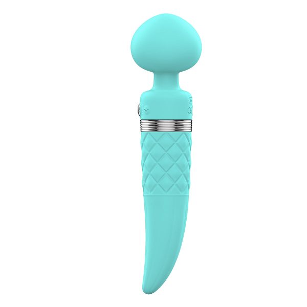 Pillow Talk Sultry Dual-Ended Warming Massager Wand Teal - Image 10