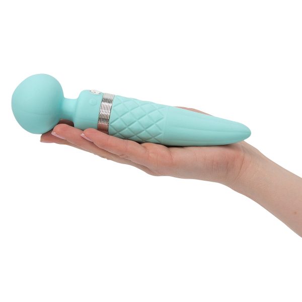 Pillow Talk Sultry Dual-Ended Warming Massager Wand Teal - Image 6
