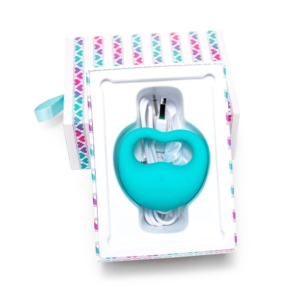 OhMiBod LoveLife Rev Finger Vibrator Turquoise - Image 2