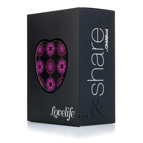 OhMiBod LoveLife Share Vibrating Ring Black - Image 4