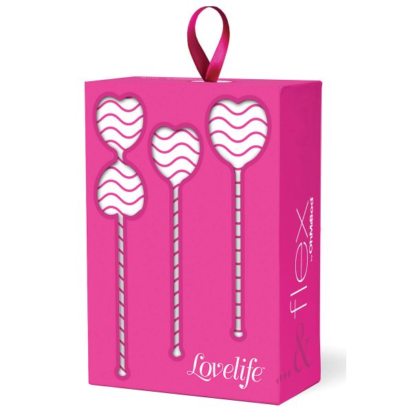 OhMiBod LoveLife Flex Kegel Exerciser 3-Piece Set Pink - Image 4