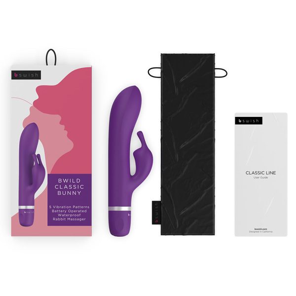 B Swish Bwild Classic Bunny Vibrator Purple - Image 7