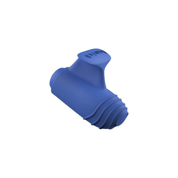 B Swish Bteased Basic Finger Vibrator Denim Blue - Image 2