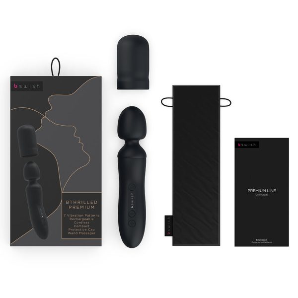B Swish Bthrilled Premium Mini Wand Noir - Image 7