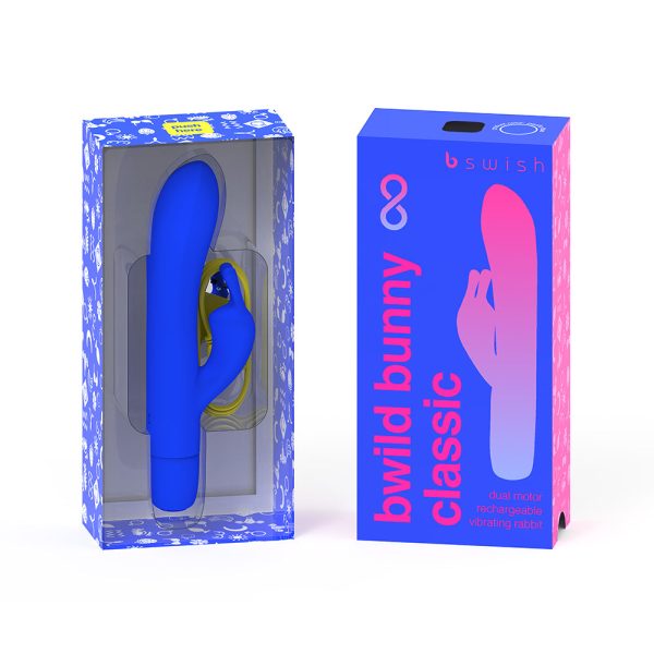 B Swish Bwild Bunny Infinite Classic Vibrator Pacific Blue - Image 3