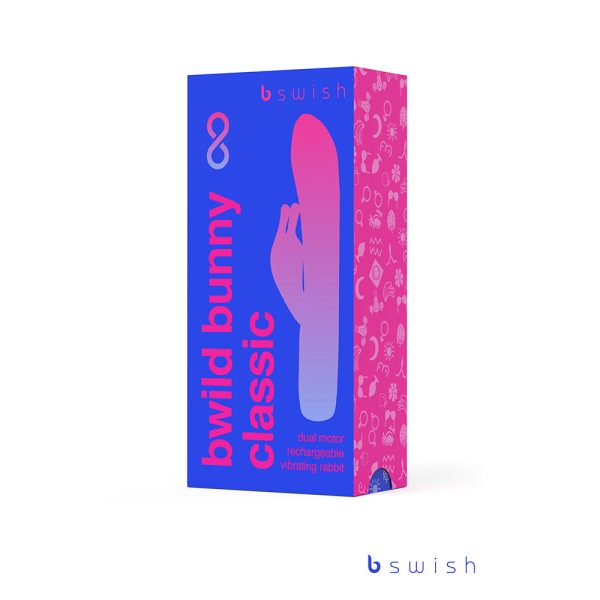 B Swish Bwild Bunny Infinite Classic Vibrator Pacific Blue - Image 4
