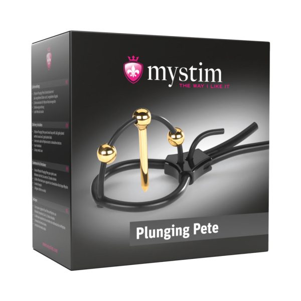 Mystim Plunging Pete Corona Glans Strap with Urethral Sound - Image 5