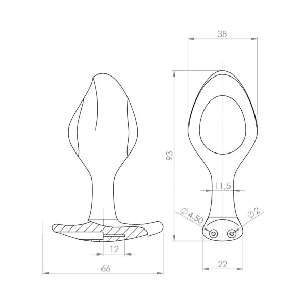 Mystim Rocking Force Anal Plug Small - Image 6