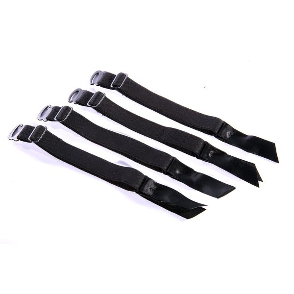SpareParts Removeable Garters 4-Piece Set Black - Image 2