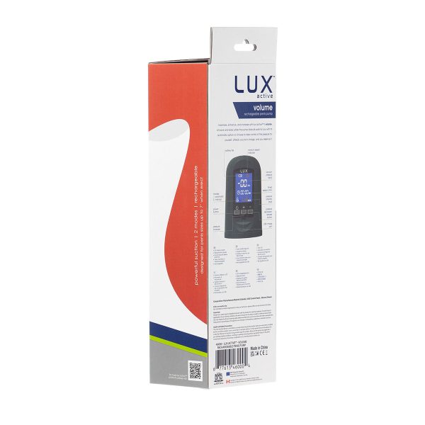LUX Active Volume Rechargeable Penis Pump - Image 5