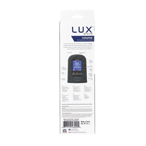 LUX Active Volume Rechargeable Penis Pump - Image 4