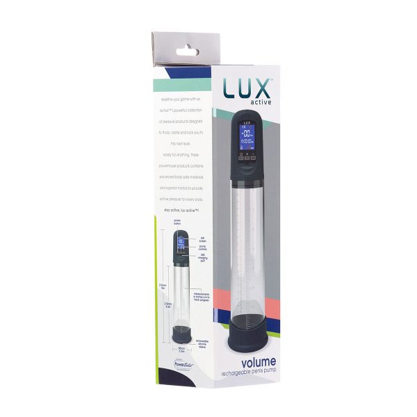 LUX Active Volume Rechargeable Penis Pump - Image 3