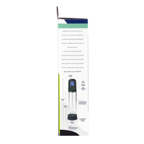 LUX Active Volume Rechargeable Penis Pump - Image 2