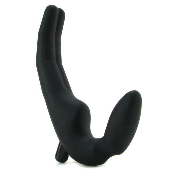 Wet For Her FOUR Vibrating Strapless Strap-On Black - Image 5