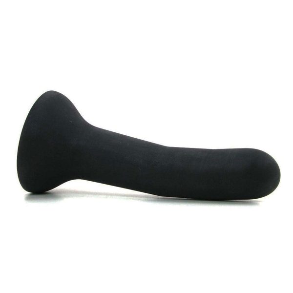 Wet For Her FIVE Medium 5.1 in. Dildo Black - Image 2