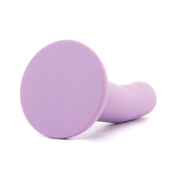 Wet For Her FIVE Medium 5.1 in. Dildo Purple - Image 3