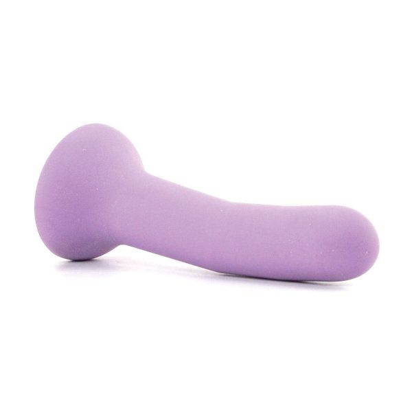 Wet For Her FIVE Medium 5.1 in. Dildo Purple - Image 2
