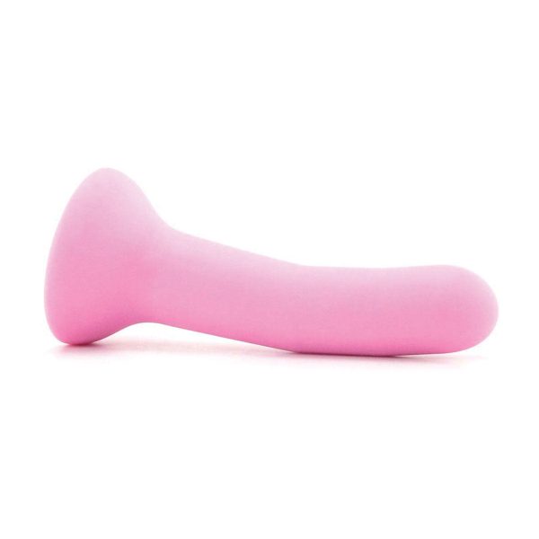 Wet For Her FIVE Medium 5.1 in. Dildo Pink - Image 2