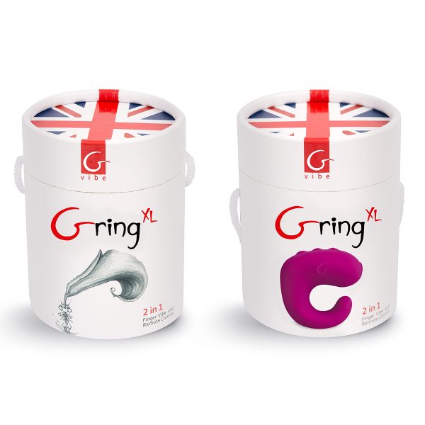 Gvibe Gring XL 2-in-1 Finger Vibe & Remote Control Sweet Raspberry - Image 3