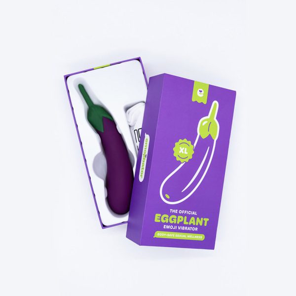 Emojibator Eggplant XL Emoji Vibrator - Image 4