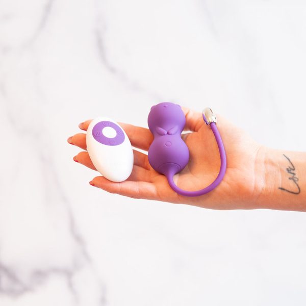 Emojibator Kitty Cat Kegel Ball Vibrator - Image 6