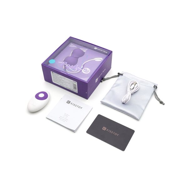 Emojibator Kitty Cat Kegel Ball Vibrator - Image 7