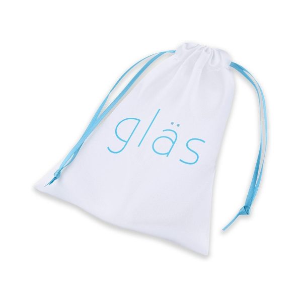 Glas 4 in. Rechargeable Remote-Controlled Vibrating Dotted G-Spot/P-Spot Plug - Image 7
