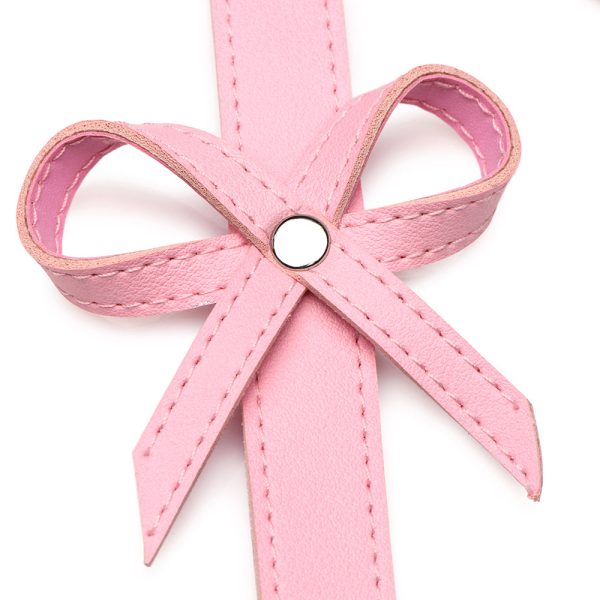 STRICT Bondage Harness with Bows Pink XL-2XL - Image 4