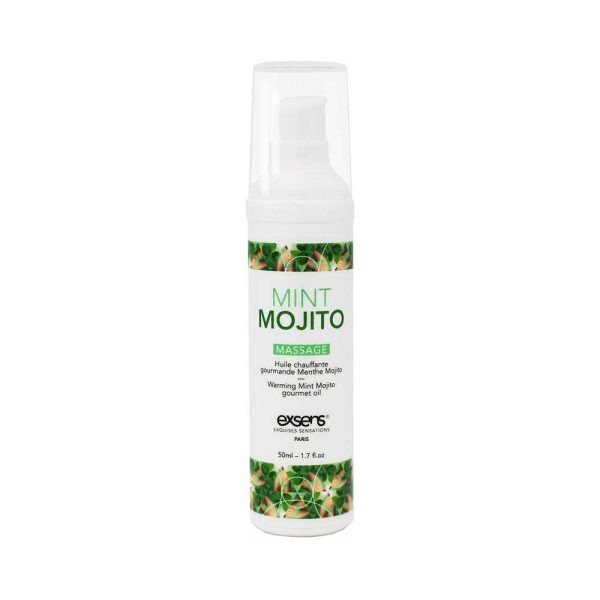 Exsens Warming Massage Oil Mint Mojito 1.7 oz. - Image 2