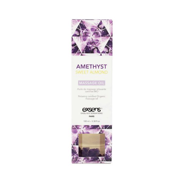 Exsens Massage Oil Amethyst Sweet Almond 3.4 oz. - Image 3