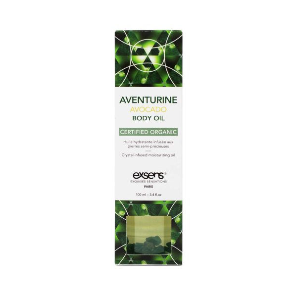 Exsens Body Oil Aventurine Avocado 3.4 oz. - Image 3