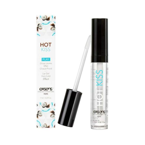Exsens Hot Kiss Arousal Lip Gloss Coconut 0.24 oz. - Image 2