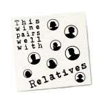 Twisted Wares Wine Pairs Well With Relatives Napkins 20-Pack
