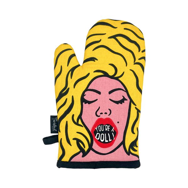 Twisted Wares You''re a Doll Oven Mitt - Image 3