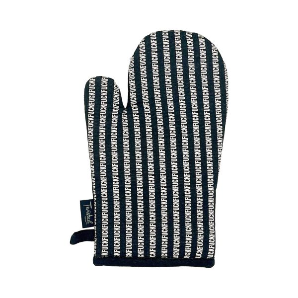 Twisted Wares Fuck Stripe Oven Mitt - Image 2