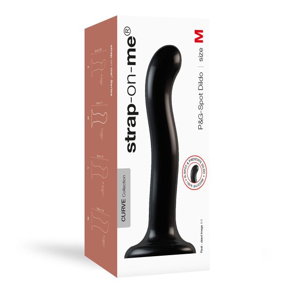 Strap-On-Me P&G-Spot Dildo Medium Black - Image 8