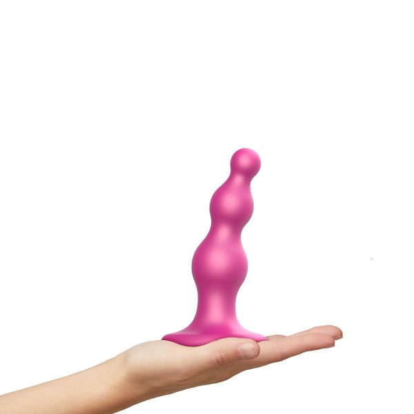 Strap-On-Me Dildo Plug Beads Small Raspberry - Image 7