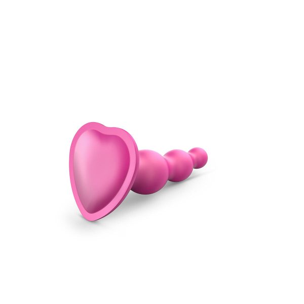 Strap-On-Me Dildo Plug Beads Small Raspberry - Image 5
