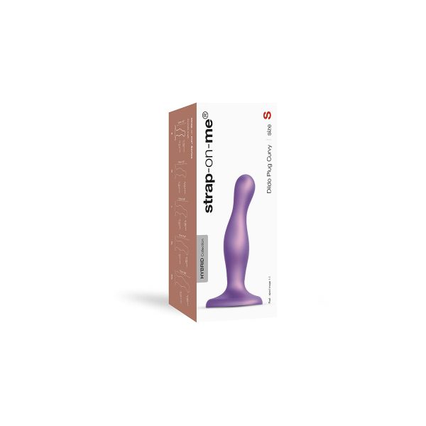 Strap-On-Me Dildo Plug Curvy Small Purple - Image 8