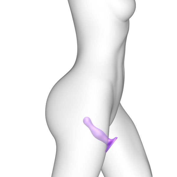 Strap-On-Me Dildo Plug Curvy Small Purple - Image 4