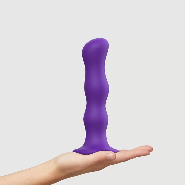 Strap-On-Me Geisha Ball Dildo XL Purple - Image 5