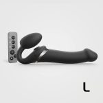 Strap-On-Me Multi Orgasm Bendable Strapless Strap-On Black Large