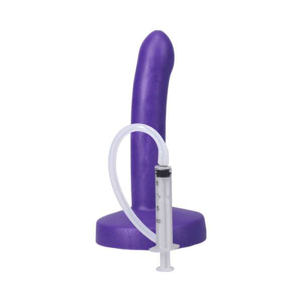 Tantus POP Slim Squirting Dildo Indiglow (Bag) - Image 2